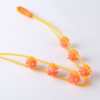 拉背条按摩器拉条按摩拉背条背部滚轮放松按摩器全身滚轮式放松 红色空心手柄一个装送经络图
