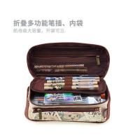 晨光笔袋航海王小学初中男女生海贼笔袋大容量防水型多功能文具盒 经典款笔袋C款丨花色随机