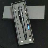 钛合金战术笔钨钢多功能组合工具特种兵特工学生合法装备 铝合金战术笔黑色