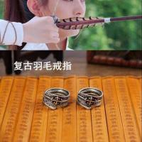 饰品多功能户外f环女子男士暗器复古破窗武器学生潮 普通复古戒指