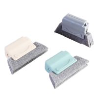 窗户凹槽清洁工具海绵清理神器缝隙刷窗槽清洁刷扫门窗槽沟刷死角 随机颜色一个[不送清洁刷]