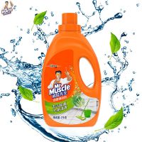 威猛先生地面清洁剂2kg瓷砖大理石水泥木地板清理去污光亮除菌水 地面清洁剂 草本 2kg*1瓶