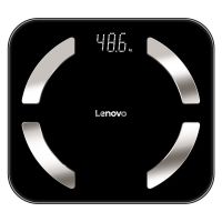 Lenovo/联想智能体脂秤家用电子秤成人人体电子体重秤精准小巧女 联想智能体脂秤[黑色]
