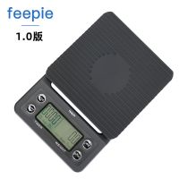 智能电子秤手冲咖啡电子秤可连接蓝牙克称 吧台厨房烘焙USB充电称 1.0按键版 电池供电