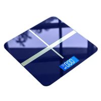 美乐智能体重秤电子秤家用精准体重秤人体秤身体数据监测蓝牙电池 钻石蓝