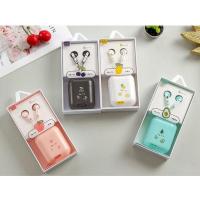 通用有线耳机OPPO华为vivo小米苹果入耳式手机重低音卡通可爱K歌 裸线随机颜色