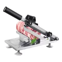 羊肉卷切片机家用切肉机冻肉绞肉机商用小型切肥牛卷手动刨肉神器 切片机(无赠品)