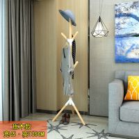 实木衣帽架卧室内简易家用晾衣架落地现代单杆式收纳挂衣架挂包架 Y1原木[儿童款]