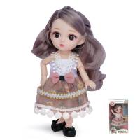 可动大芭比娃娃套装公主换装仿真玩偶过家家礼玩具3-6岁礼盒女孩 紫发公主开窗礼盒(送礼佳品)