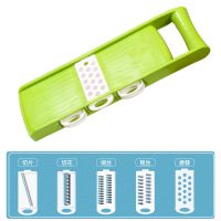 洋厨师厨房切菜器家用擦刨丝器多功能土豆切丝器切片切丁切块器 基础5功能【五个刀片无刨刀护手器】