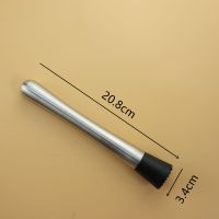 不锈钢榨汁器 碎冰棒捣柠檬棒柠檬锤压柠檬棒薄荷碾压器捣汁棒器 粗腰棒