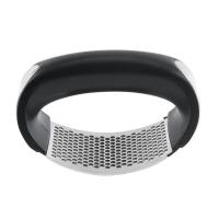 [回头客多]不锈钢压蒜器 家用环形蒜泥器 厨房姜汁蒜蓉捣碎器 压蒜器不带盒子