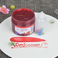 果酱画果酱套装工具全套厨师厨房专用画盘绘画创意盘饰挤壶320克 红色320克