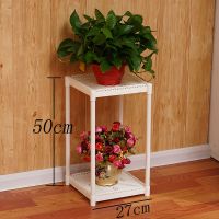 (质保3年)多层室内特价树脂花架绿萝客厅落地式阳台置物架花盆架 2层方