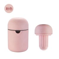 手动榨汁机便携家用简易小型果汁机学生迷你橙子压汁器水果榨汁杯 北欧粉色款