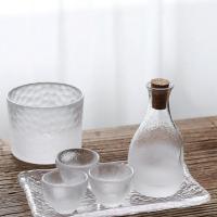 ins玻璃茶盘茶水盘茶水杯托盘家用长方形放水杯茶杯盘水果盘日式 锤纹单壶送木塞