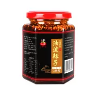 六婆油泼辣子四川特色辣椒油香辣油辣子油 230g一瓶