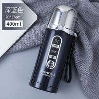 大容量304不锈钢保温杯女男儿童学生可爱韩版便携户外上午水杯子 单杯 普通款子弹头500毫升[不指定颜色]