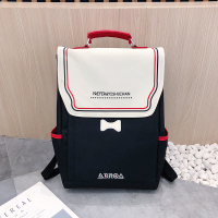 15.6寸笔记本电脑双肩包2021年新款女大容量韩版学生书包百搭背包 黑色