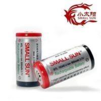 小太阳16340充电电池 800mAH 3.7V锂电池 可充电强光手电专用 小太阳正品16340充电电池 800mAH