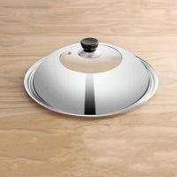 传统老式双耳生铁炒锅铸铁锅不沾锅具无涂层圆底平底加厚家用大铁 亏本价锅盖34公分-36公分