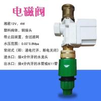 电磁阀开关4分水管接头6分水龙头阀门增压泵家用12v浇花器排水阀 电磁阀(12V)