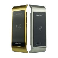 桑拿锁感应锁浴室健身房更衣柜IC电子锁洗浴中心柜门锁储物柜ID锁 金色 U型手牌