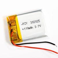 全新3.7v聚合物锂电池蓝牙耳机早教机行车记录仪音响通用充电电池 302025/110毫安