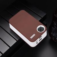 免焊接充电宝外壳DIY套料5节指环移动电源18650电池盒2600毫安 咖啡加白