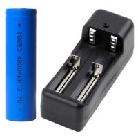 18650锂电池充电器万能充座充3.7V4.2强光手电筒头灯收音机小风扇 双槽座充 单充电器[不带电池]