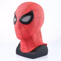蜘蛛侠头套面具万圣节荷兰弟同款面罩cosplay漫威超级英雄 红色