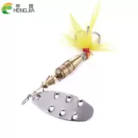 亨嘉路亚饵旋转亮片鱼饵翘嘴专杀鲈鱼仿生假饵远投硬饵淡水亮片 6.8CM-7.4克