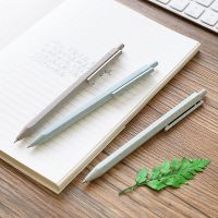 自动铅笔0.7小学生自动笔铅笔0.5 少女心活动铅笔可爱简约2b批发 7213麦秸款 2支笔(0.5)