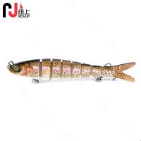 纽上渔具多节鱼路亚饵鱼钩假饵翘嘴鲈淡海远投野钓10cm27g11g13g [1只装] 1号色 10cm-15.6g- 6