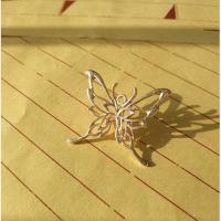 汉服发簪发扣束蝴蝶珍珠流苏发饰发夹发钗旗袍超仙复古日常百搭 百搭蝴蝶发扣[无流苏一个]