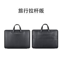 笔记本电脑包女小米联想华为戴尔惠普MacBookpro16air13.3寸手提 纯黑色 13/13.3