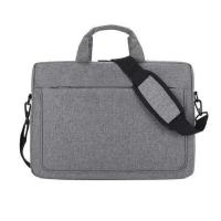 华为笔记本电脑包matebook14寸 15.6寸荣耀Pro16.1手提便捷单肩包 无标新款加厚灰色[配肩带] 14.1