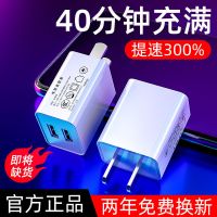 闪充充电头多孔充电线器安卓快充快速苹果OPPOa8充电器头vivo通用 双口直插快充[儒雅白] 单独头[没有数据线]