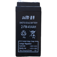 道特电池免维护充电电子秤蓄电池4v4ah5ah台秤童车应急灯 4v4ah电子秤电池无赠品