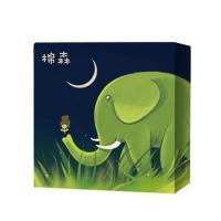 棉森化妆棉卸妆棉湿敷专用木乃伊薄款省水可拉伸便携204片 绿象