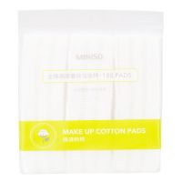 MINISO/名创优品 亲肤双效全棉化妆棉180片卸妆棉卸妆用湿敷清洁 亲肤双效化妆棉180片[一包装]