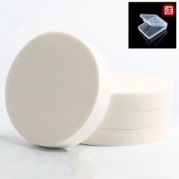 大号影楼化妆师专用湿粉扑大白干湿两用海绵圆形化妆粉扑细腻柔软 白色 1个大号粉扑(单粉扑不送盒)