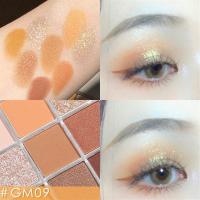 jill leen眼影盘珠光闪粉燕麦曲奇平价女孩 微醺哑光迷你小盘便携 GM色号09