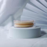 [玫珂菲散粉粉扑原装植绒 makeupforeve粉扑粉饼蜜粉替换粉扑muf 玫珂菲 两片圆型粉扑 送收纳盒