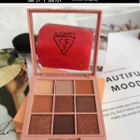 3CE恩惠小屋眼影盘九宫格ins学生珠光闪亮哑光大地色南瓜9色眼影 9色眼影盘