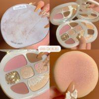眼影盘学生日常贝壳亮片高光闪粉不脱妆眼影盘大地色 眼影盘学生日常贝壳亮片高光闪粉不脱妆眼影盘大地色
