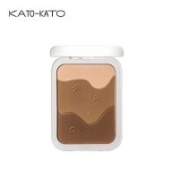 KATO修容盘三色粉饼阴影加高光修容粉一体盘鼻影眼影哑光 三色修容盘