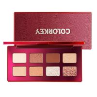 微娅推荐- Colorkey城市念想八色眼影盘落日金沙微闪珠光哑光眼影 洛杉矶公路