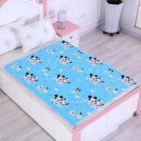 大姨妈垫可洗女学生宿舍月经垫生理期小褥子防侧漏例假床垫隔尿垫 +防水(蓝星月米奇) 宽50cm长70cm(一条)