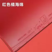 郗恩庭套胶乒乓球胶皮反胶蓝海绵高弹海绵快攻弧圈初学者优选 郗恩庭 红色 1片 +护边护膜